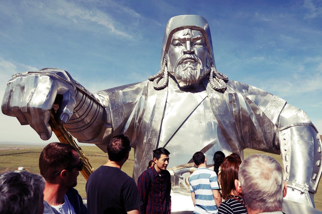 蒙古國首都烏蘭巴托的成吉思汗紀念館。 圖／路透社