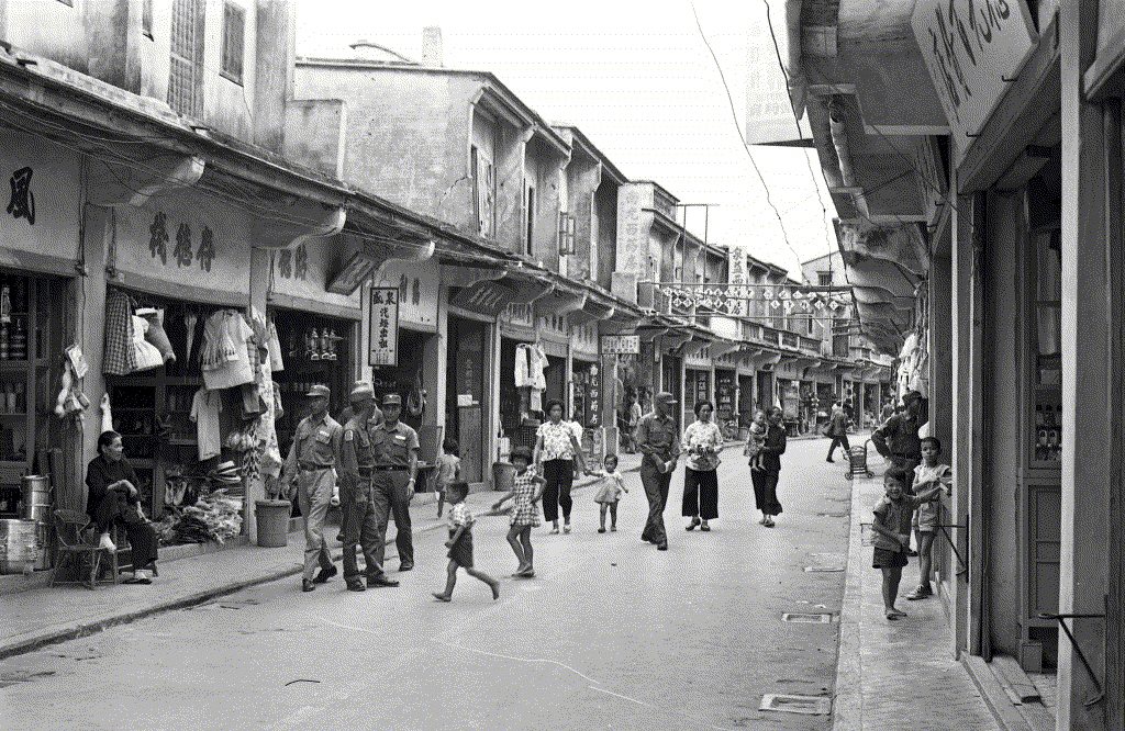 11月7日是金馬解嚴28周年紀念日。圖為1962年金門街景。 圖／聯合報系資料照