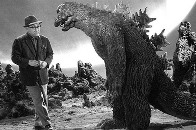 圓谷英二被稱為日本的「特攝之神」，1954年的電影《哥吉拉》是他的特攝傑作。 圖／IMDb