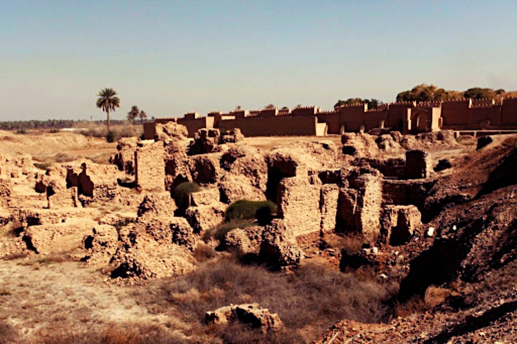 位於伊拉克，拍攝於2015年的巴比倫古城殘跡。 圖／路透社