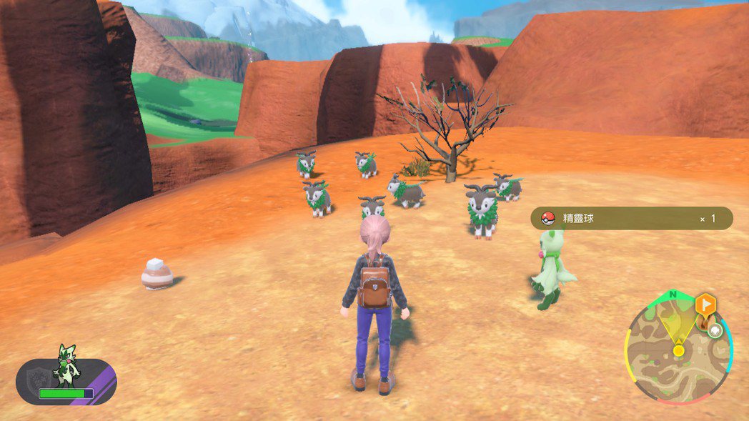 You don't have to step on the grass anymore, you can see what you get directly. Photo/GAME FREAK