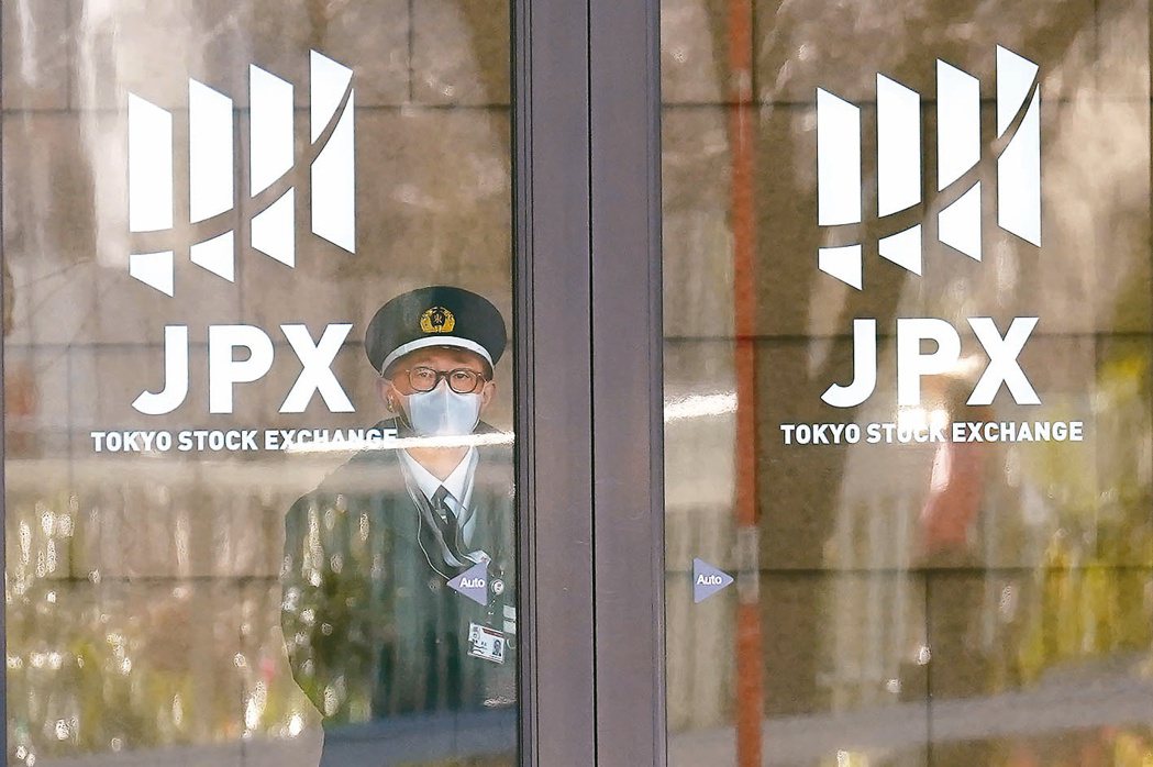 日股示意圖。圖為Jpx日本證券交易所。（美聯社）