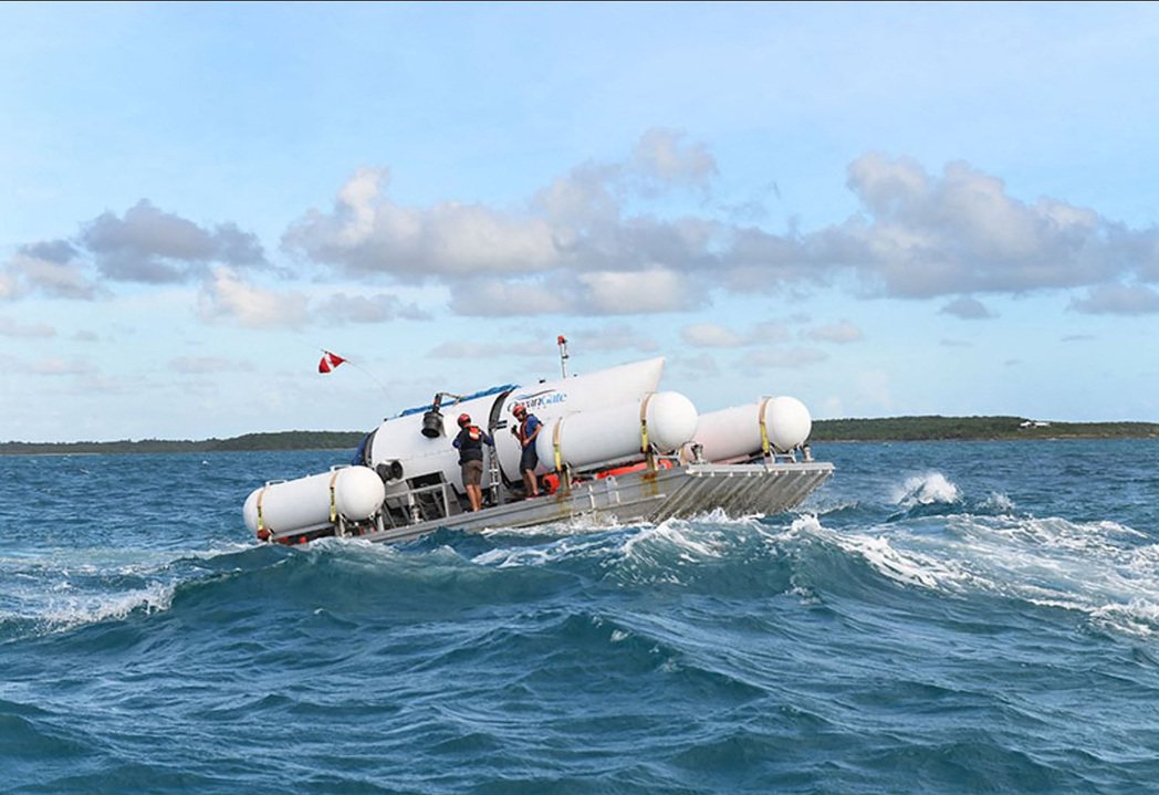 海洋之門的行程計畫於紐芬蘭外海讓潛艦下海。 圖／法新社