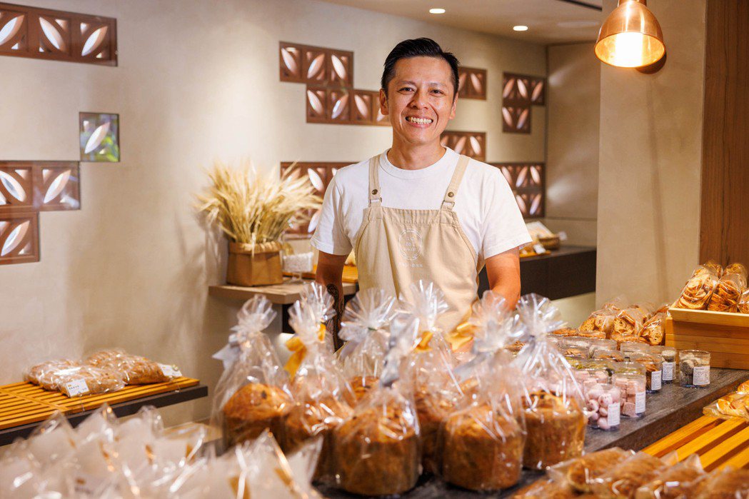 陳耀訓認為，做麵包就是最快樂的事。記者沈昱嘉／攝影