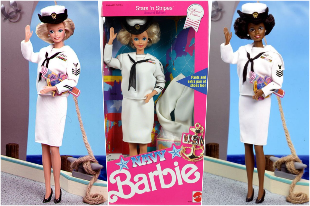 1991年海軍芭比娃娃。