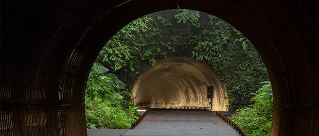 重現綠色山徑-三貂嶺友善隧道。圖／新北市政府文化局提供