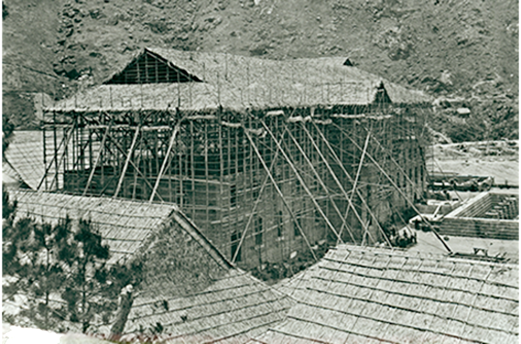 1882年興建中的太古糖廠。 圖／太古集團官網 