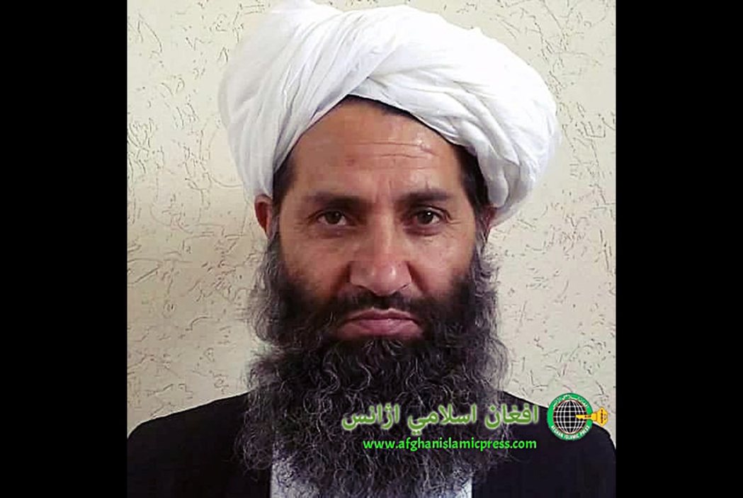 塔利班最高領導人阿洪札達。 圖／美聯社 