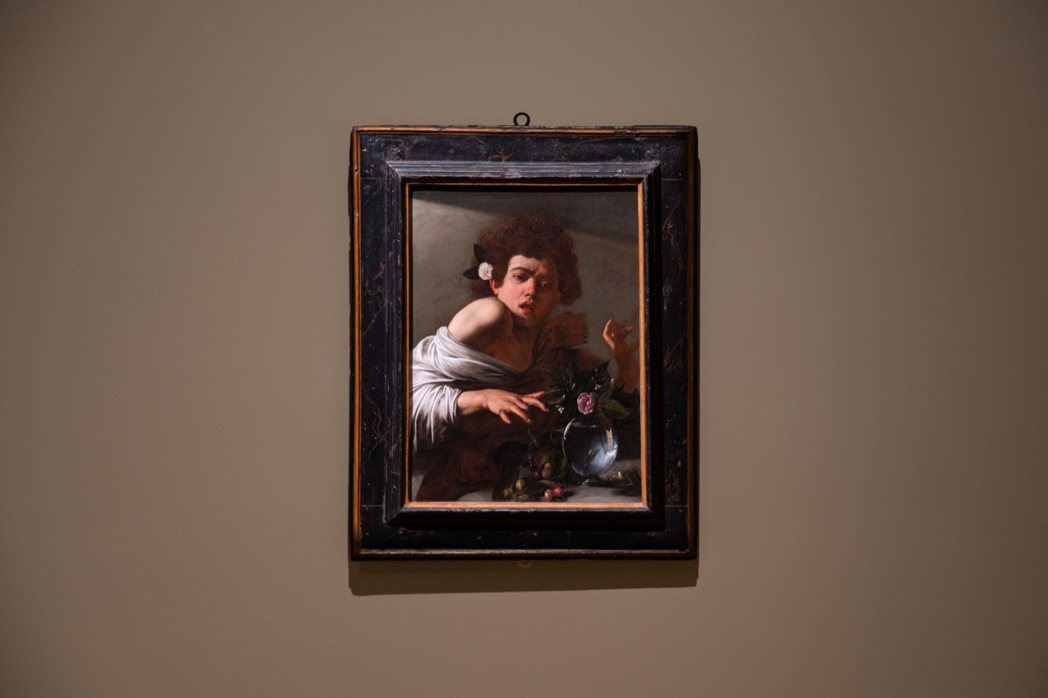 米開朗基羅．梅里西．達．卡拉瓦喬（1571-1610）作品〈被蜥蜴咬傷的男孩〉，...
