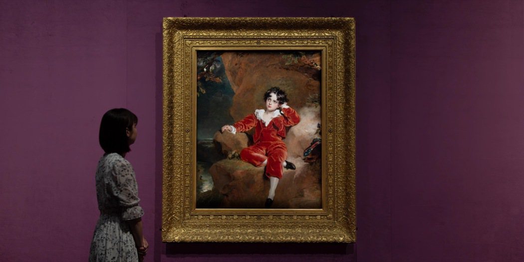 湯瑪斯．勞倫斯爵士（1769-1830）作品〈查爾斯．威廉．蘭姆頓肖像〉（紅衣男...