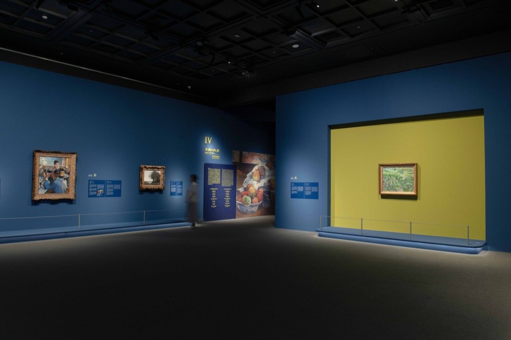 奇美博物館《英國國家藝廊珍藏展》第四單元「光線與色彩：印象派繪畫」。 圖／奇美博...
