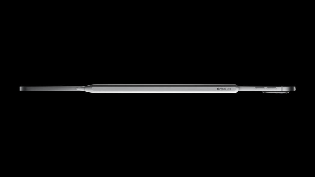 透過全新磁性介面，Apple Pencil Pro的配對、充電與收納都在iPad...