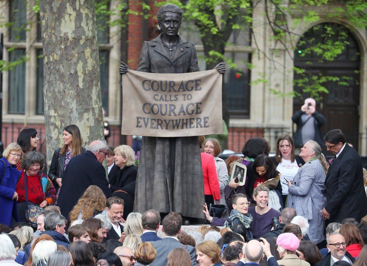 女權先行者的歷史歸位 英國國會廣場的首座女銅像 過去24小時 轉角國際udn Global