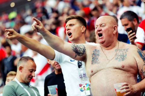 英國人對足球的熱情，恐怕難以只是單純的運動精神足以定義。 圖／歐新社