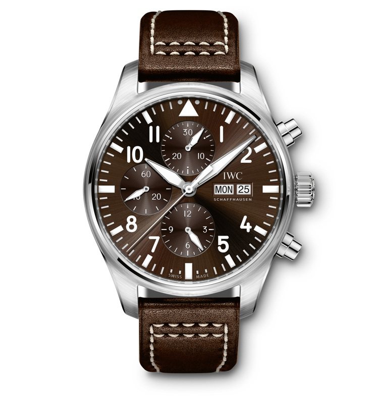 IWC「聖艾修伯里」特別版43豪米不鏽鋼自動飛行員計時腕表，17萬4,000元。...