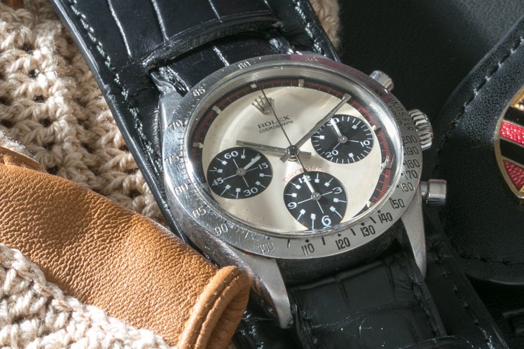 保羅紐曼的這只型號6239的勞力士宇宙計時迪通拿腕表，日前拍出1,775萬2,5...