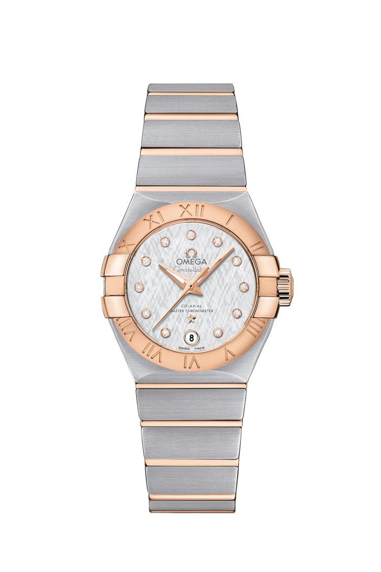 歐米茄星座系列大師天文台女仕腕錶，建議售價265,000元。圖／OMEGA提供