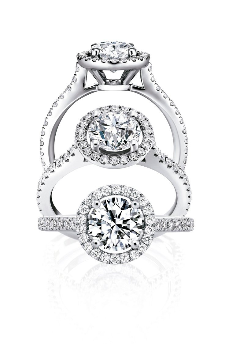 經典款Repertoire復古奢華美鑽戒指，主鑽1克拉，57萬6,000元起。圖...
