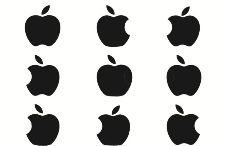 考考你哪個是正確的蘋果LOGO？