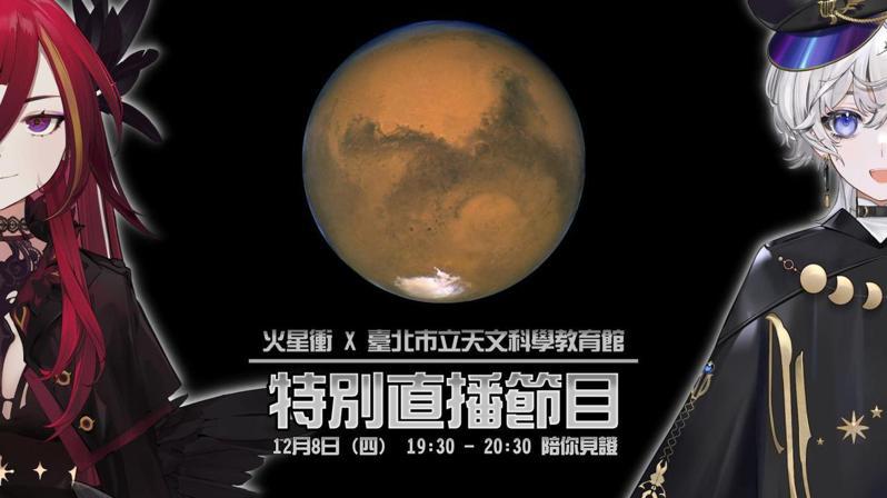 春魚工作室VTuber再與臺北天文館合作 埃穆亞、熙歌帶你一起直播觀察「火星衝」