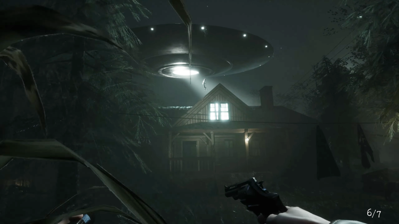 Steam外星人恐怖生存《灰山事件》揭新預告 穿越幽暗村莊調查神秘UFO
