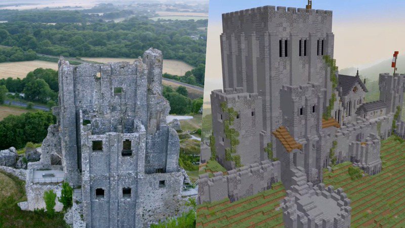 《Minecraft》與英國名勝古蹟信託合作 還原一級古蹟「柯夫堡」千年以前樣貌