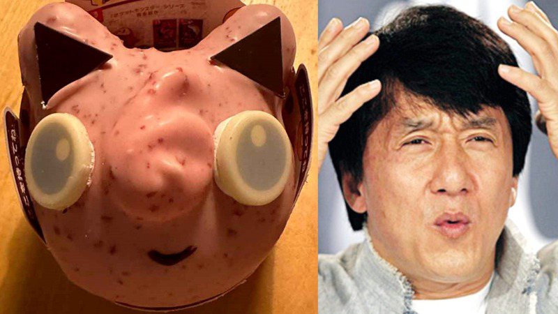 製作事故！日網友買到「成龍胖丁」甜點 劉海變大鼻子模樣讓人發噱