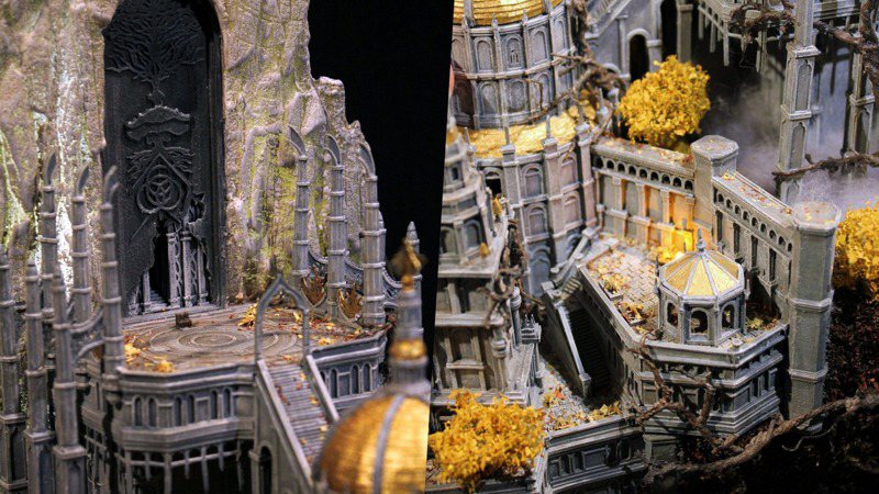 《艾爾登法環》玩家純手工模型還原「王城羅德爾」 網讚細節美如4K光追特效全開
