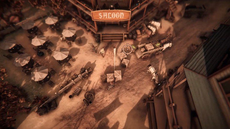 Steam西部科幻動作《牛仔與大盜》荒誕冒險：搶銀行賽馬追逐雲霄火車