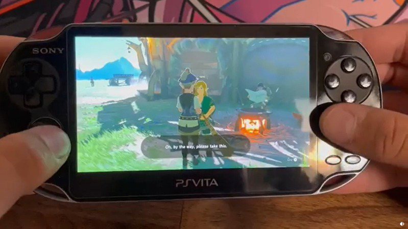 《薩爾達傳說：王國之淚》玩家用PS Vita在海拉魯冒險 設法降低跨平台延遲