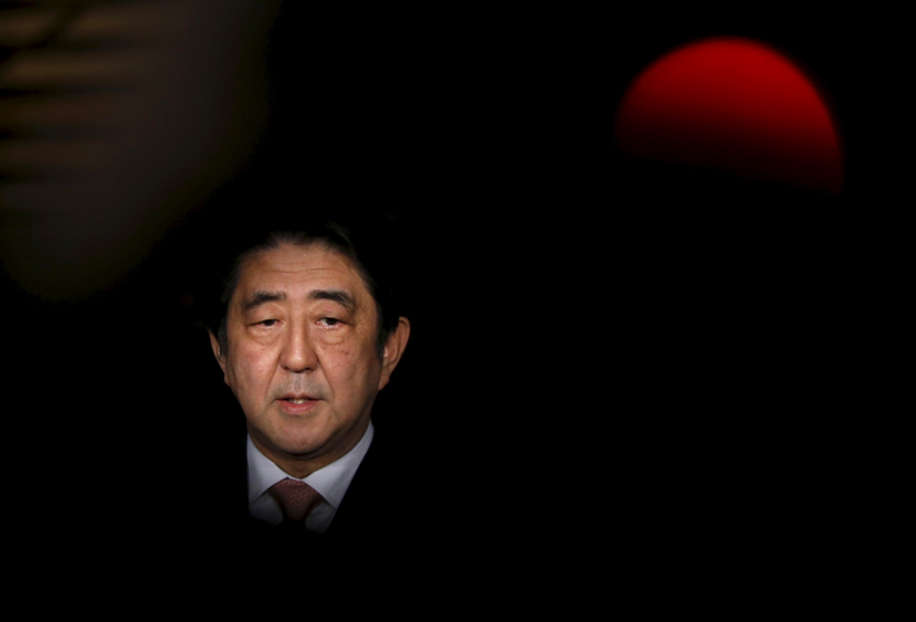 「華麗一族」之子，日本現任首相安倍晉三。 圖／路透社