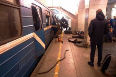聖彼得堡地鐵爆炸 是自殺炸彈客引爆