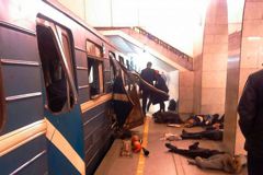 聖彼得堡地鐵爆炸案 疑似自殺炸彈恐怖攻擊