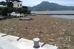 烟花颱風走了留下淡水第一漁港滿滿垃圾 議員：從沒這麼髒