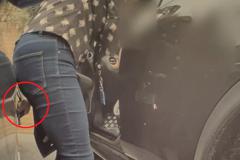 女用鑰匙刮別人車 被特斯拉監視器錄下「高畫質鐵證」