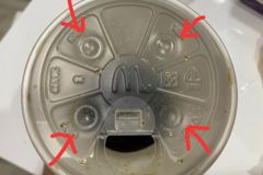 麥當勞冷飲杯蓋上的4凸起圓點藏密碼？ 內行解釋：分辨飲料用