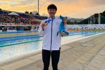蹼泳／台灣史上首金 何品莉世錦賽奪200M雙蹼金牌