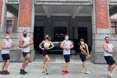 全民運聖火抵竹市！7健美選手「肌肉炸裂」迎接超養眼