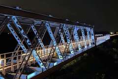 虎尾百年鐵橋的夜間光影設計 獲瑞士LIT照明設計獎