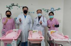 與中華民國同天生日 苗栗大千醫院喜迎3名元旦寶寶