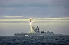 俄首艘配備極音速飛彈軍艦 「高希可夫海軍元帥號」進入作戰勤務