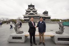 陳其邁訪日本熊本城及半導體設備商 爭取多元合作交流