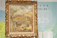 陳澄波唯一寫入遺書的最愛 畫作「清流」捐贈南美館