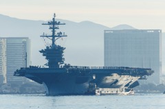 威嚇北韓？美國航母「林肯號」駛入朝鮮半島海域 與日軍演