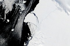 面積相當於大倫敦地區…南極大冰山 崩離布倫特冰架