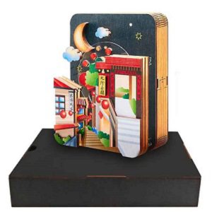【木頭方程式】3D畫音盒-九份老街