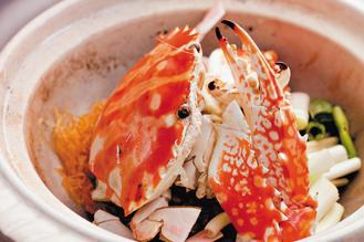 清蒸雙蟹。
圖片提供／華國飯店提供