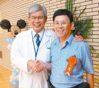 台中榮總泌尿外科主任歐宴泉（左）。</br>
記者趙容萱／攝影
