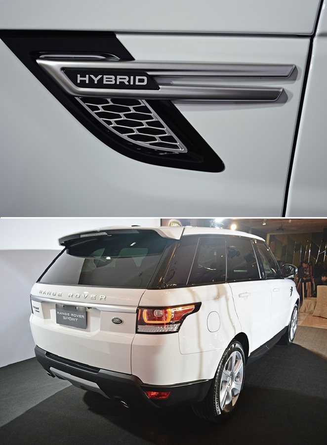 車尾以及車側散熱孔上增加Hybrid徽飾。 記者趙惠群／攝影