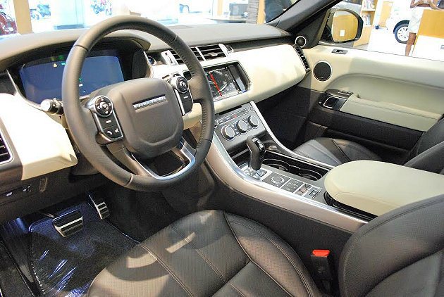 Range Rover Evoque完全時尚風格的內裝。 記者趙惠群／攝影